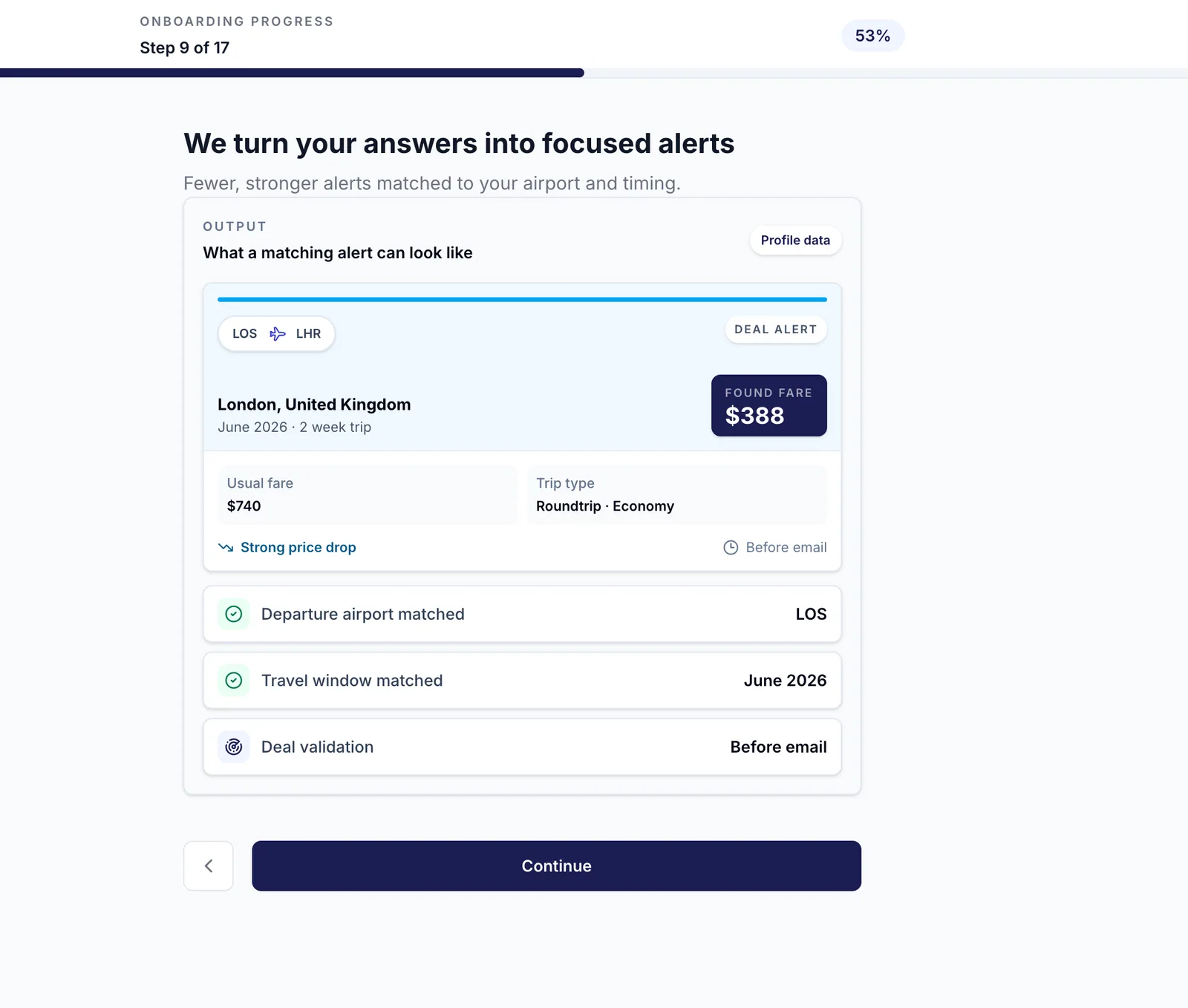 Deal scanner alert preview screenshot
