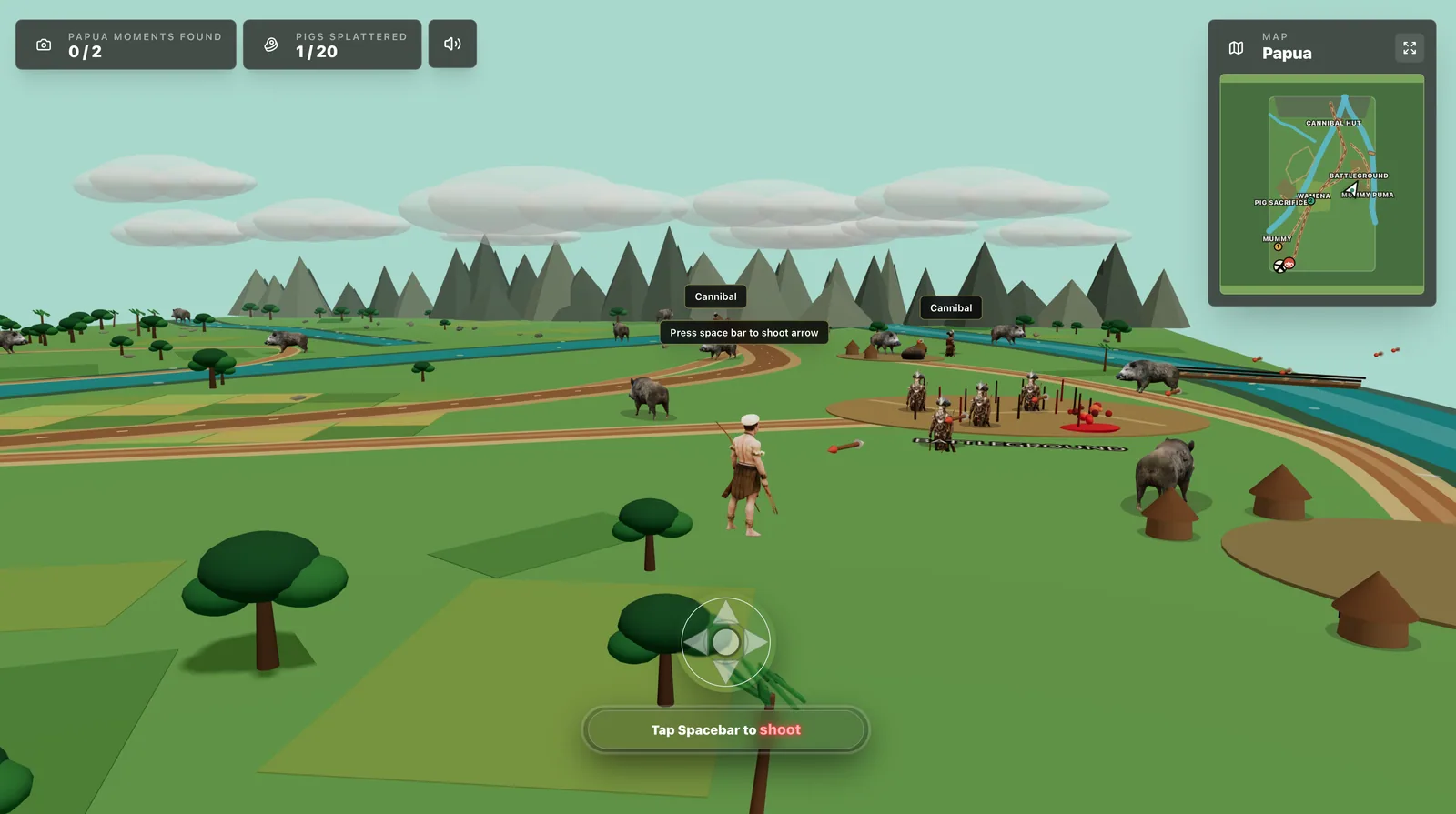 Papua Moments map screenshot